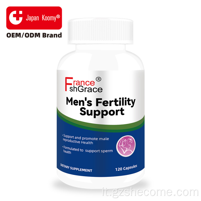 Shecome Capsule di supporto alla fertilità maschile Salute riproduttiva
